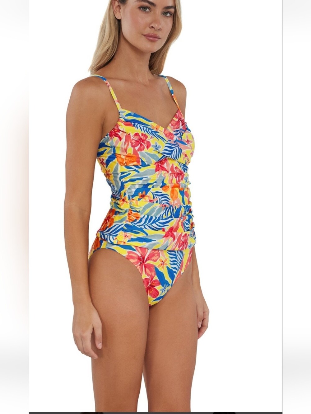 Sunsets Simone Tankini Sz 36D Capri High Waist Bikini Sz XL